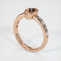 18K Rose Gold Accent Stones Ring Setting Video
