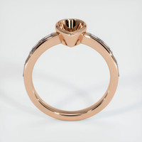 18K Rose Gold Accent Stones Ring Setting Image