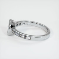 14K White Gold Accent Stones Ring Setting Image
