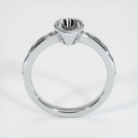 14K White Gold Accent Stones Ring Setting Image