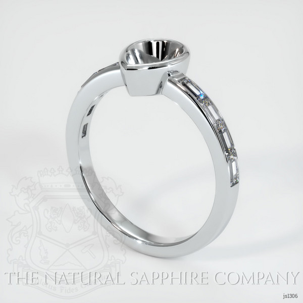  Emerald Ring 3.07 Ct. 18K White Gold