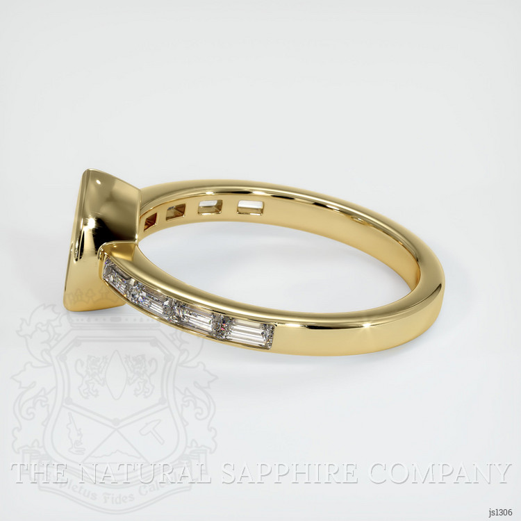 10K Yellow Gold Accent Stones Ring Setting