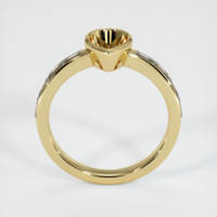 14K Yellow Gold Accent Stones Ring Setting Image