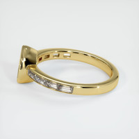 18K Yellow Gold Accent Stones Ring Setting Image