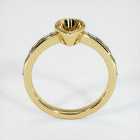 18K Yellow Gold Accent Stones Ring Setting Image
