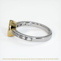 14K Yellow & White Accent Stones Ring Setting Image