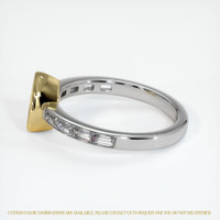 18K Yellow & White Accent Stones Ring Setting Image