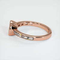 14K Rose Gold Accent Stones Ring Setting Image
