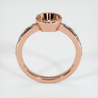 14K Rose Gold Accent Stones Ring Setting Image