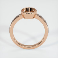 18K Rose Gold Accent Stones Ring Setting Image