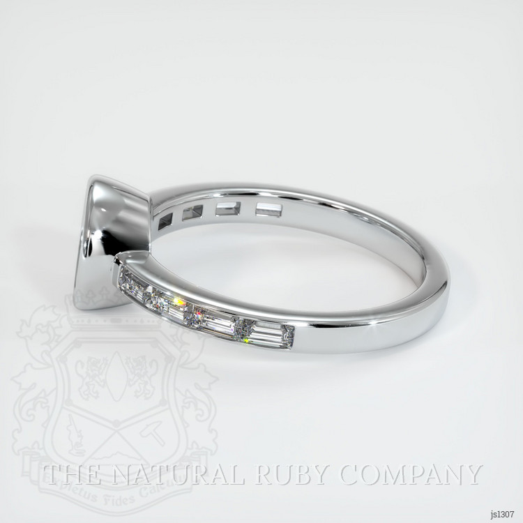 Silver Accent Stones Ring Setting