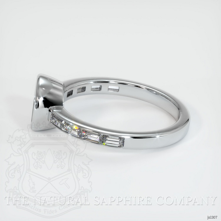 10K White Gold Accent Stones Ring Setting