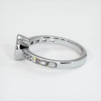 14K White Gold Accent Stones Ring Setting Image