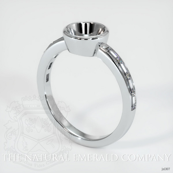  Emerald Ring 1.47 Ct. 18K White Gold
