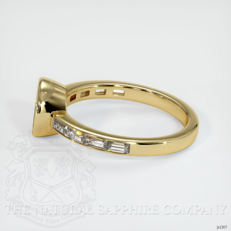 10K Yellow Gold Accent Stones Ring Setting