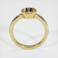 14K Yellow Gold Accent Stones Ring Setting Image