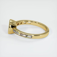 18K Yellow Gold Accent Stones Ring Setting Image