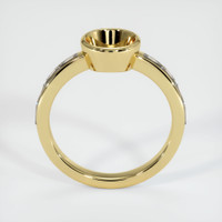18K Yellow Gold Accent Stones Ring Setting Image