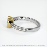 18K Yellow & White Accent Stones Ring Setting Image