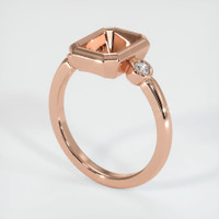 14K Rose Gold Three Stone Ring Setting Video