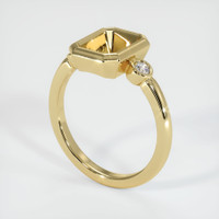 14K Yellow Gold Three Stone Ring Setting Video