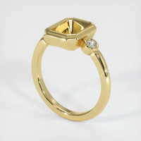 18K Yellow Gold Three Stone Ring Setting Video