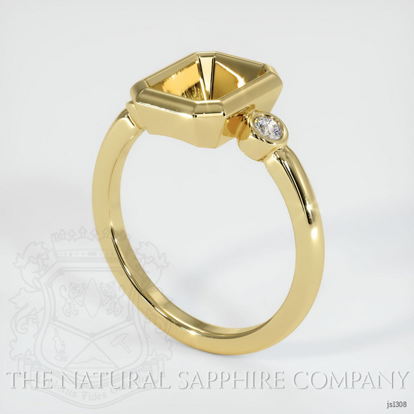  Emerald Ring 1.60 Ct. 18K Yellow Gold