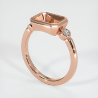 14K Rose Gold Three Stone Ring Setting Video