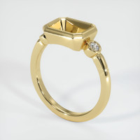 14K Yellow Gold Three Stone Ring Setting Video