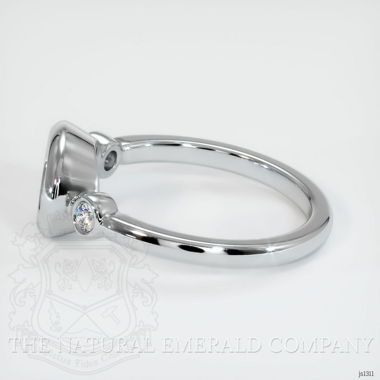 Silver Three Stone Ring Setting