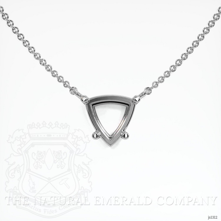 Platinum 950 Solitaire Necklace Setting