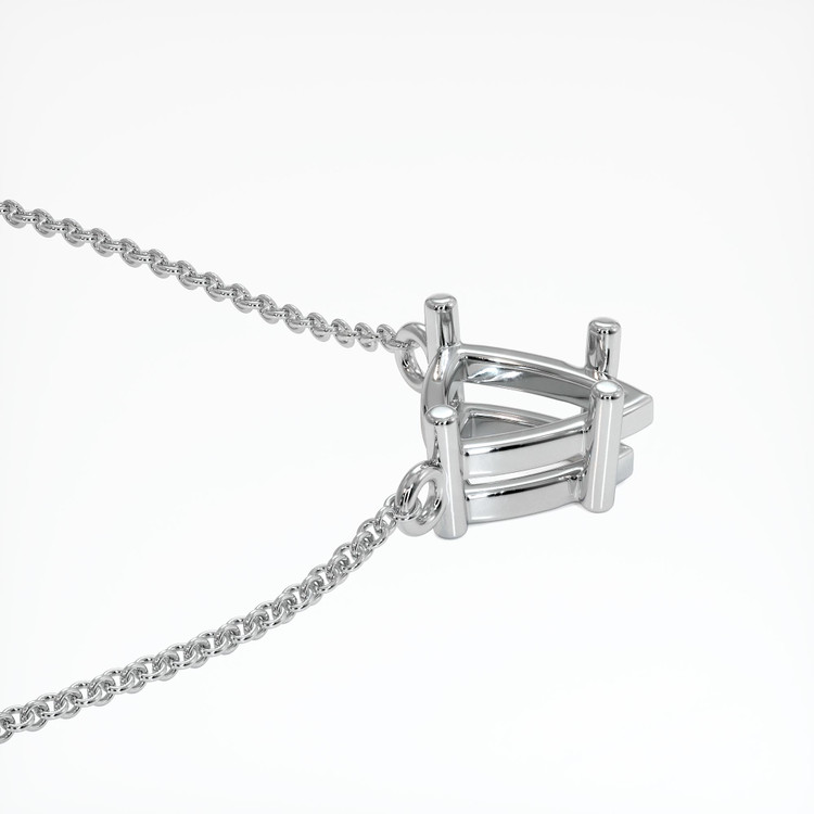 Platinum 950 Solitaire Necklace Setting