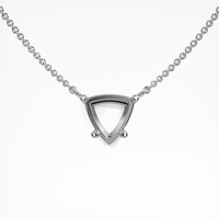 18K White Gold Solitaire Necklace Setting Video