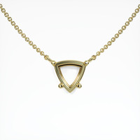 14K Yellow Gold Solitaire Necklace Setting Video