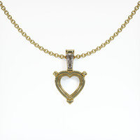 14K Yellow Gold Accent Stones Pendant Setting Video