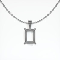 Platinum 950 Accent Stones Pendant Setting Video