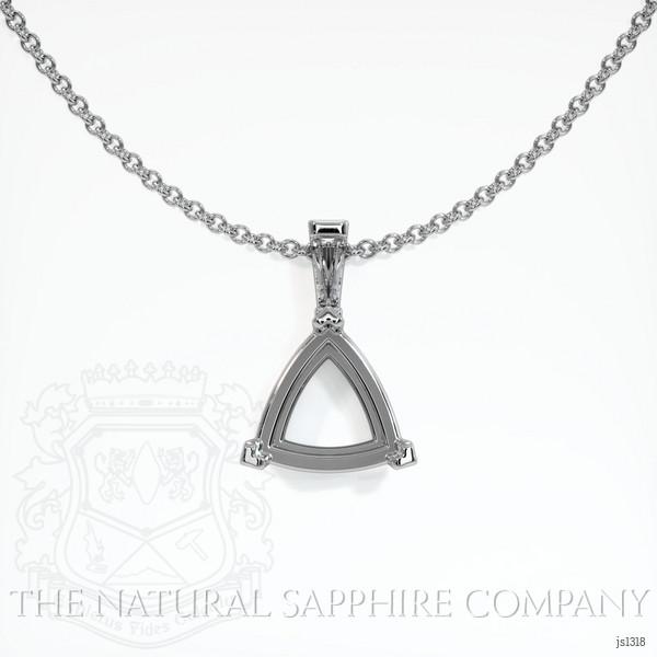  Emerald Pendant 2.32 Ct. 18K White Gold