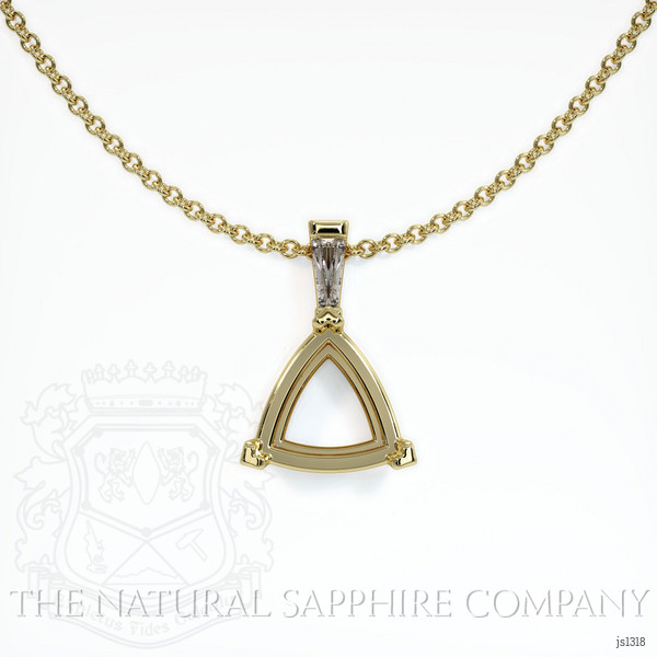  Emerald Pendant 4.29 Ct. 18K Yellow Gold