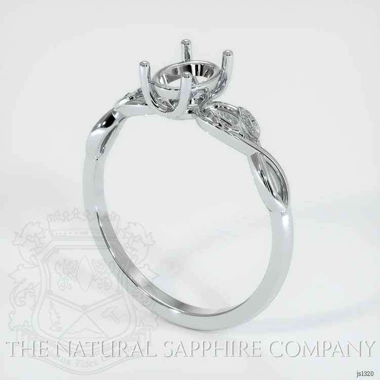 Platinum 950 Floral Ring Setting