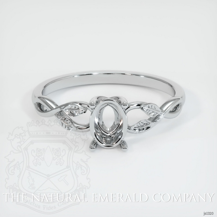 Platinum 950 Floral Ring Setting