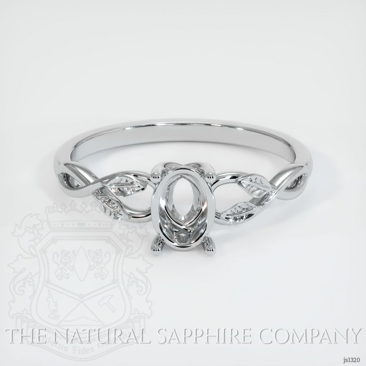 Platinum 950 Floral Ring Setting