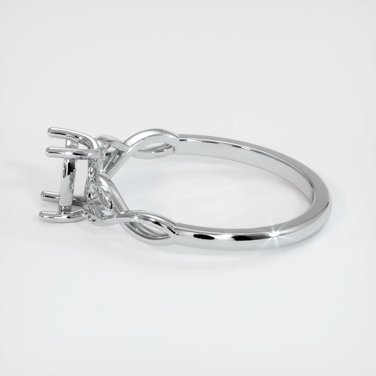 Silver Floral Ring Setting