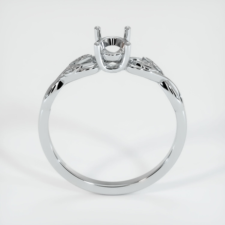 Silver Floral Ring Setting