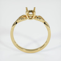 14K Yellow Gold Floral Ring Setting Image