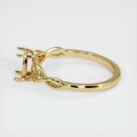 18K Yellow Gold Floral Ring Setting Image