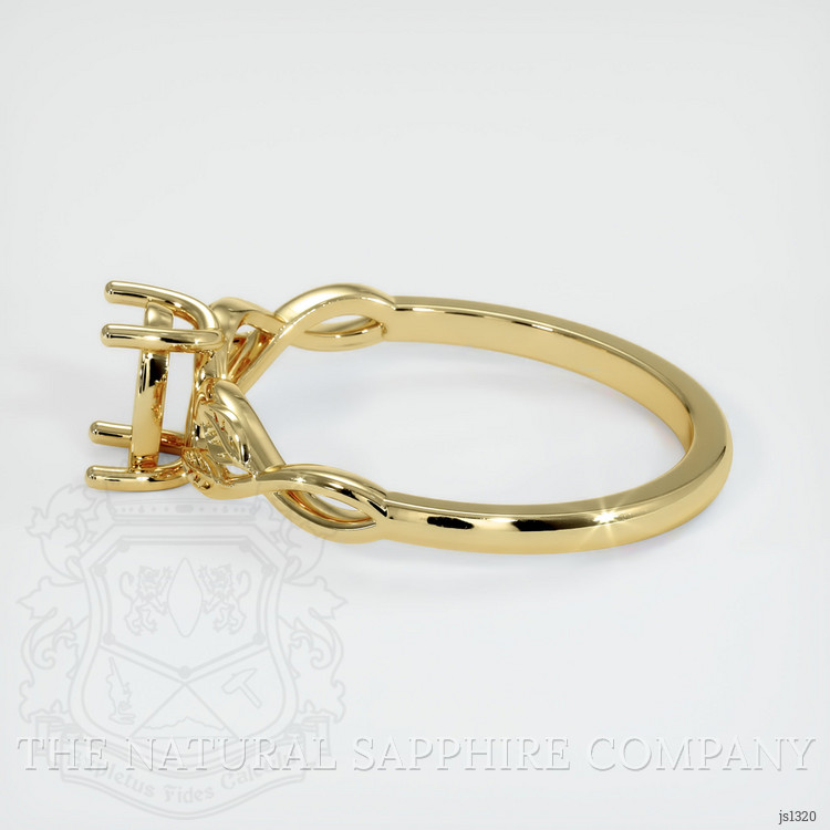 18K Yellow Gold Floral Ring Setting