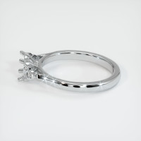 14K White Gold Accent Stones Ring Setting Image
