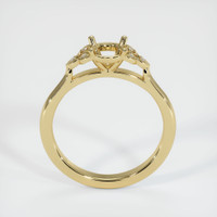 10K Yellow Gold Accent Stones Ring Setting Image