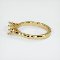 18K Yellow Gold Accent Stones Ring Setting Image