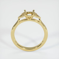 18K Yellow Gold Accent Stones Ring Setting Image
